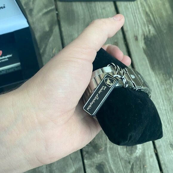 NEW Tonino Lamborghini Men's Chronograph Diamond Bezel Stainless Steel Watch - Picture 10 of 16